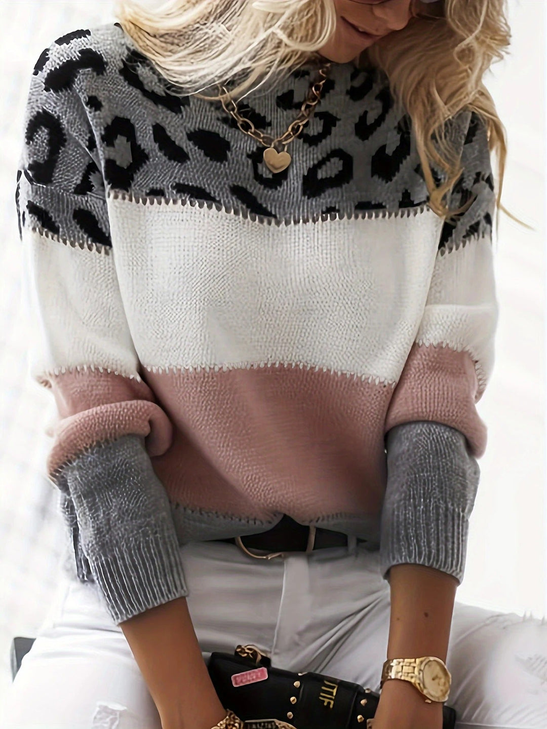 Brielle – Leopard Print Sweater