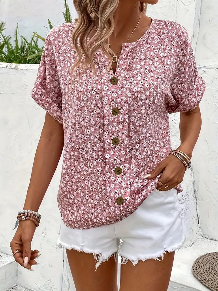 Emery Floral Print Blouse