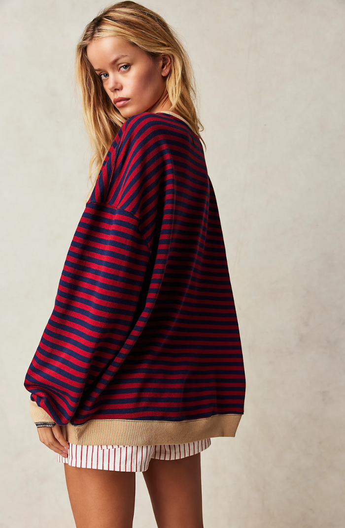 Stella – Oversized Striped Sweater