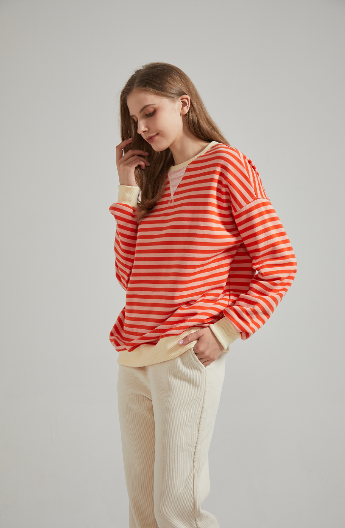 Stella – Oversized Striped Sweater