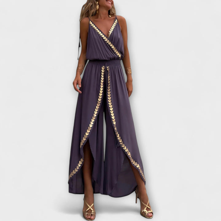 V-neck Jumpsuit