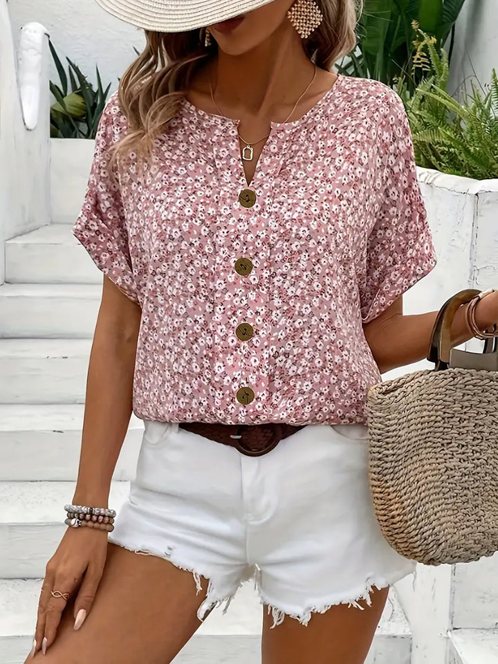Emery Floral Print Blouse
