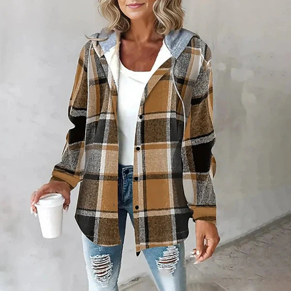 Zoey – Cozy Patterned Hoodie