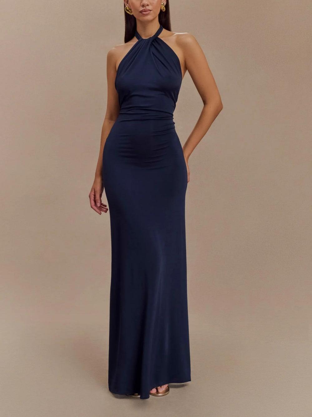 Selene Halter Maxi Dress