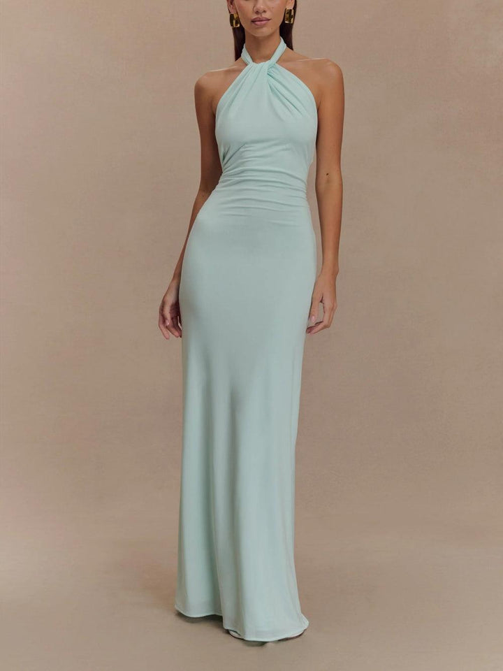 Selene Halter Maxi Dress