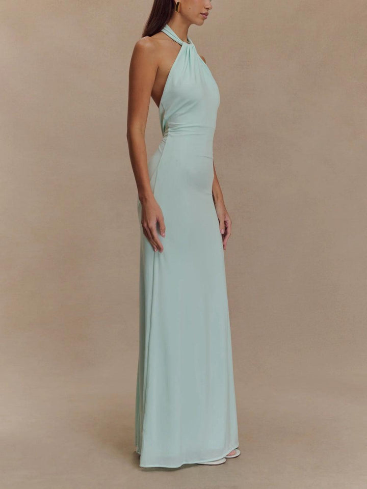 Selene Halter Maxi Dress