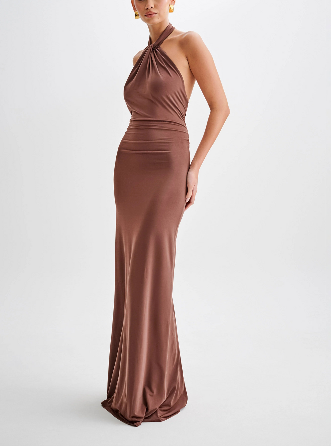 Selene Halter Maxi Dress
