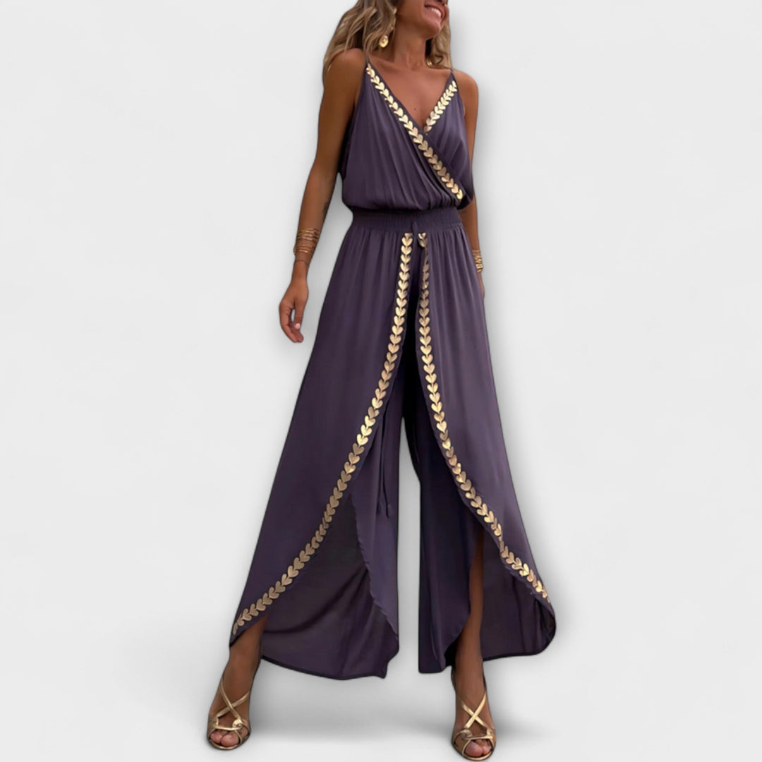 V-neck Jumpsuit