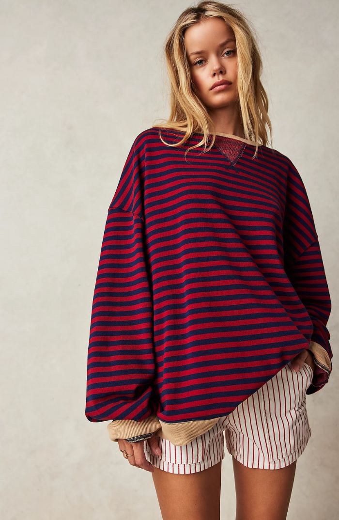 Stella – Oversized Striped Sweater