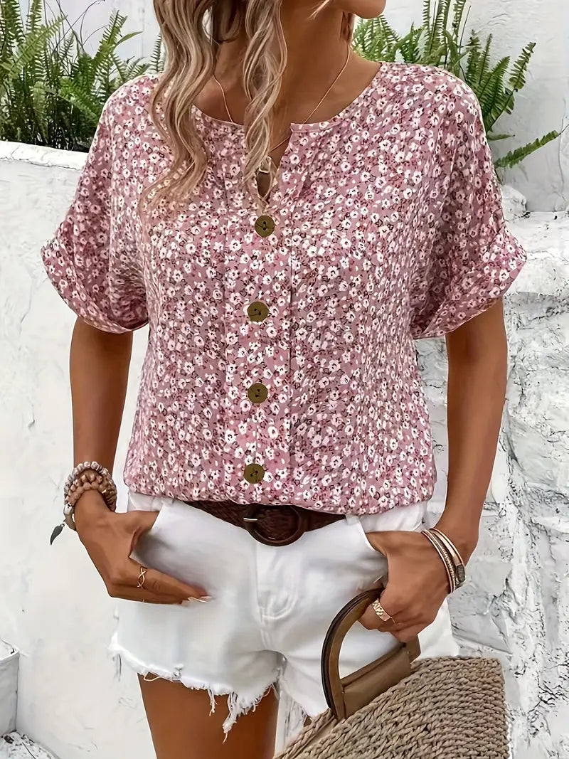 Emery Floral Print Blouse