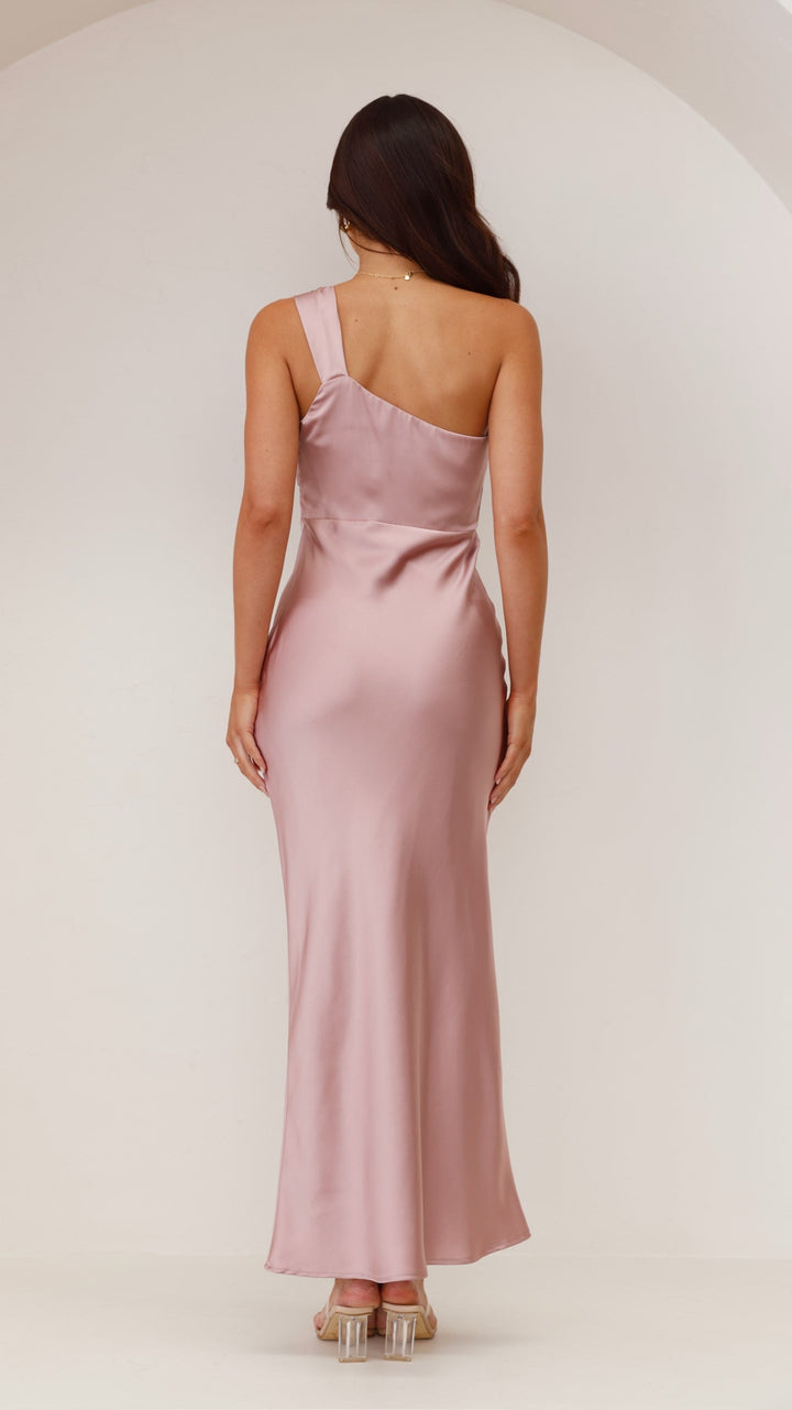 Rhea One-Shoulder Maxi Dress