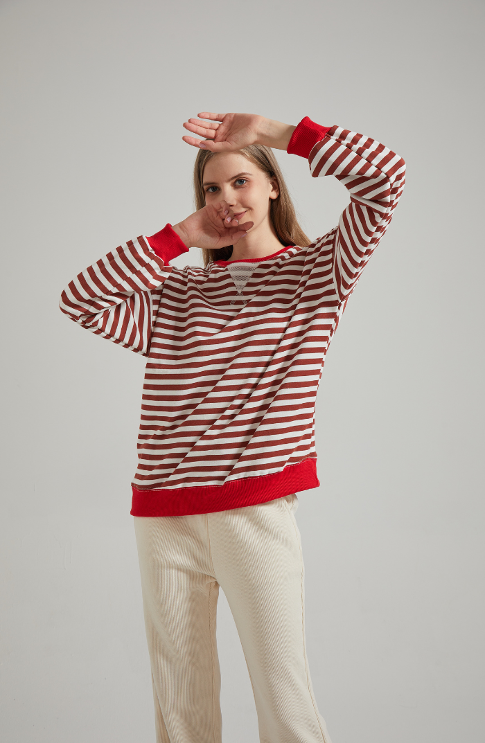 Stella – Oversized Striped Sweater