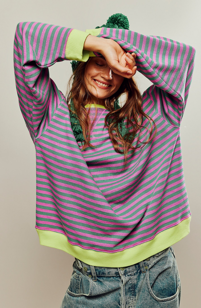 Stella – Oversized Striped Sweater