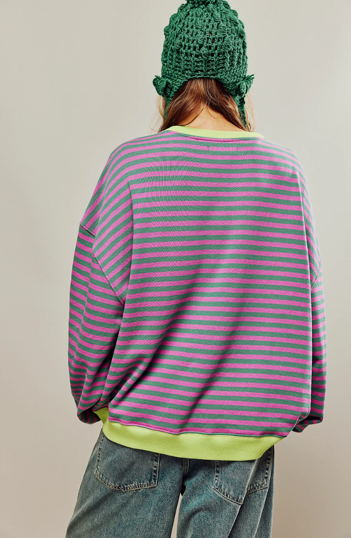 Stella – Oversized Striped Sweater