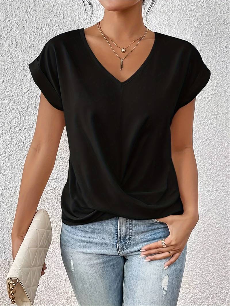 Tessa V-Neck Relaxed Top