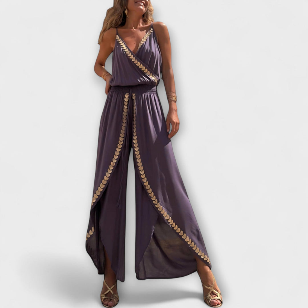 V-neck Jumpsuit