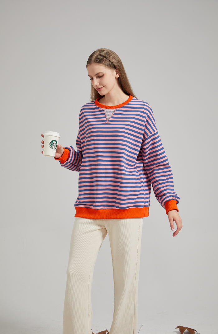 Stella – Oversized Striped Sweater