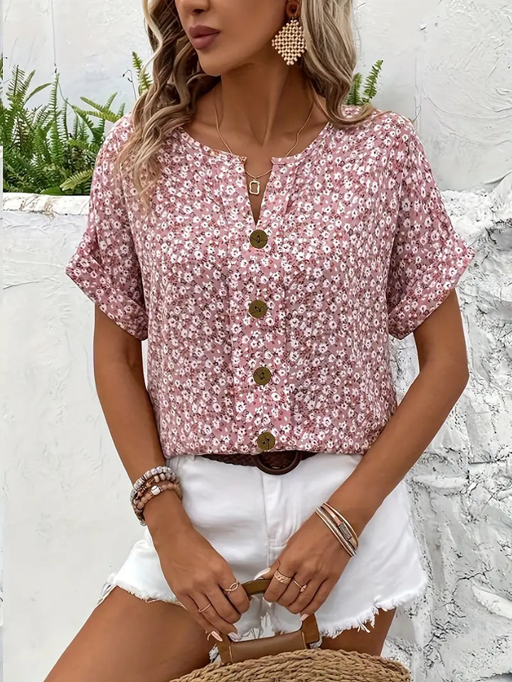 Emery Floral Print Blouse