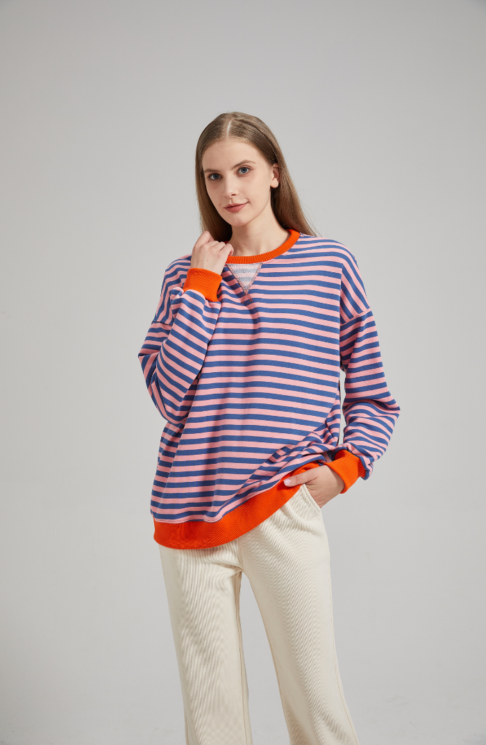 Stella – Oversized Striped Sweater