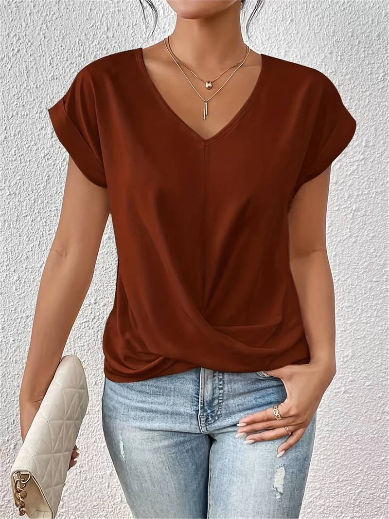 Tessa V-Neck Relaxed Top