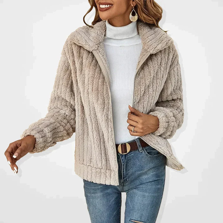 Harper – Casual Plush Cardigan