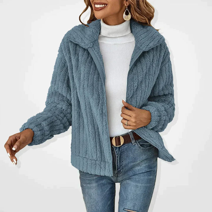 Harper – Casual Plush Cardigan