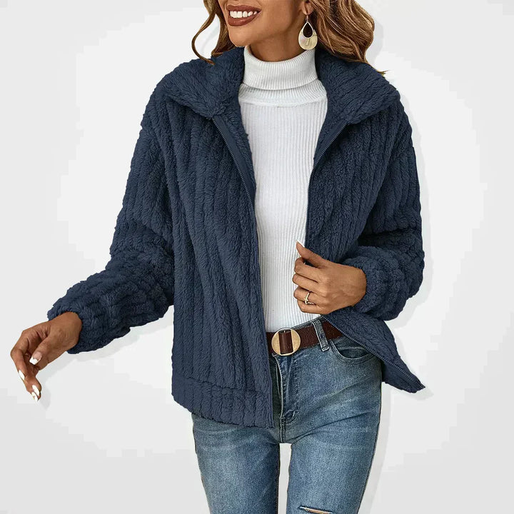 Harper – Casual Plush Cardigan