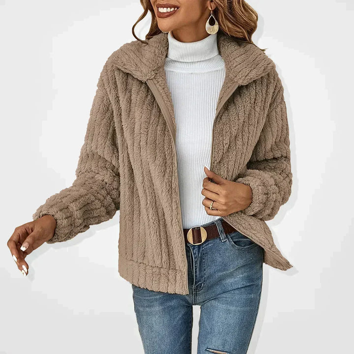 Harper – Casual Plush Cardigan