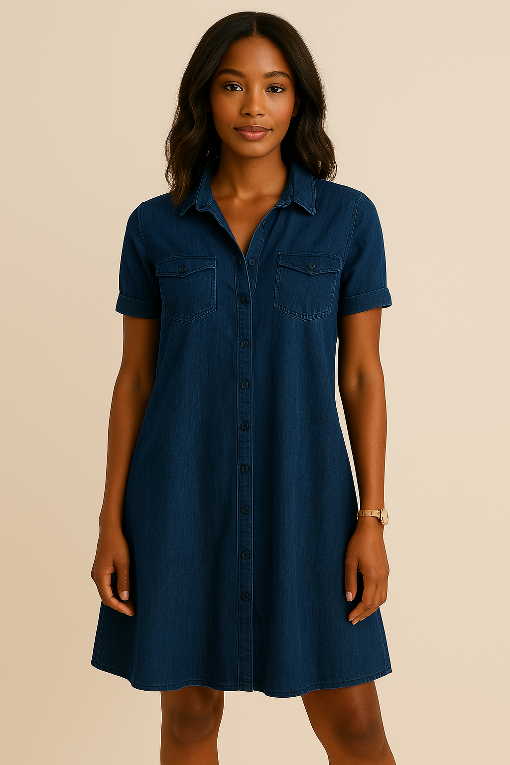 Riley –  Denim Dress