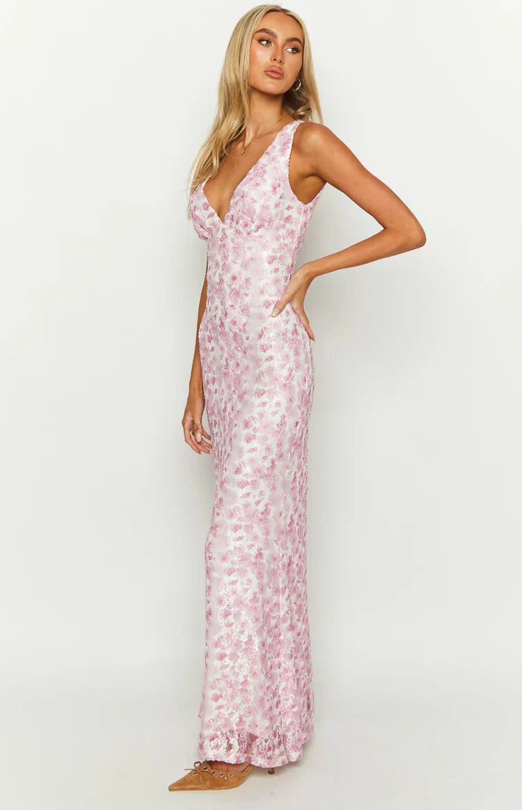 Belle V-Neck Maxi Dress