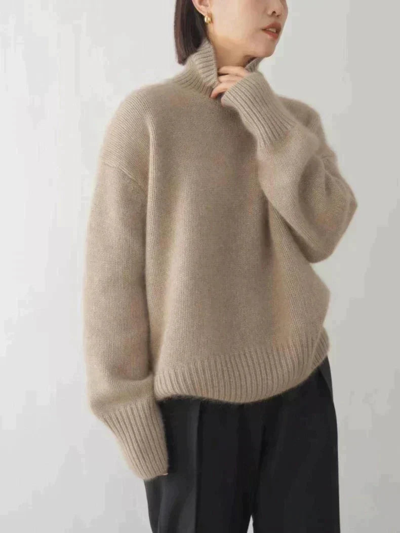 Isabelle – Soft Turtleneck Knit Sweater