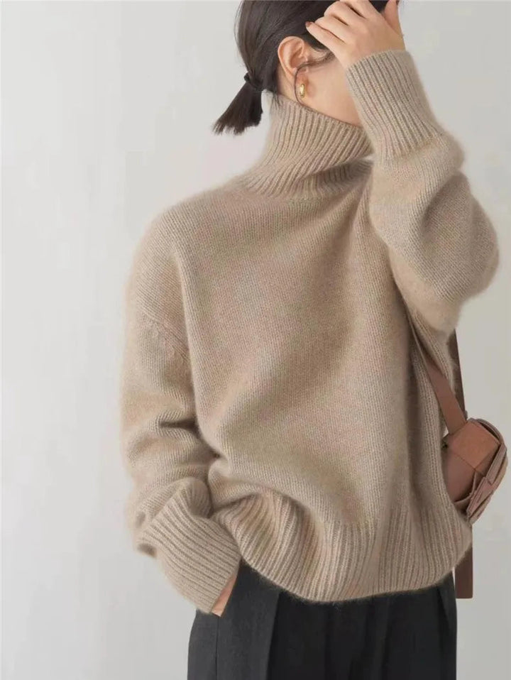Isabelle – Soft Turtleneck Knit Sweater