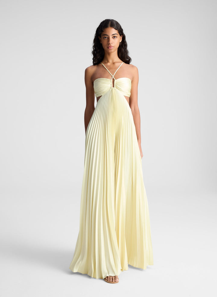 Elaris Pleated Gown