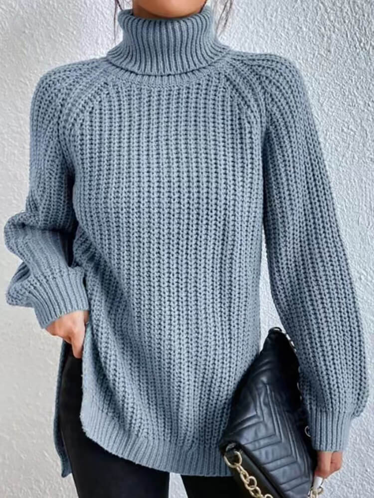 Claire – Thick High-Neck Sweater