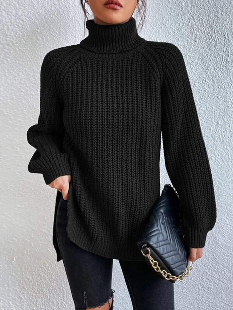 Claire – Thick High-Neck Sweater