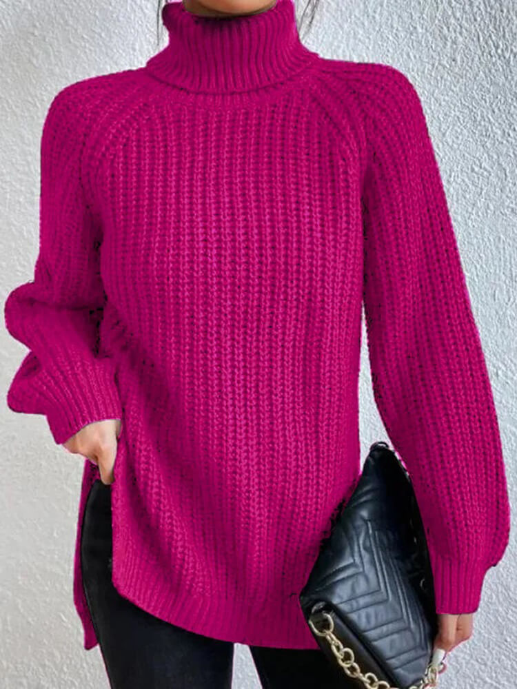 Claire – Thick High-Neck Sweater