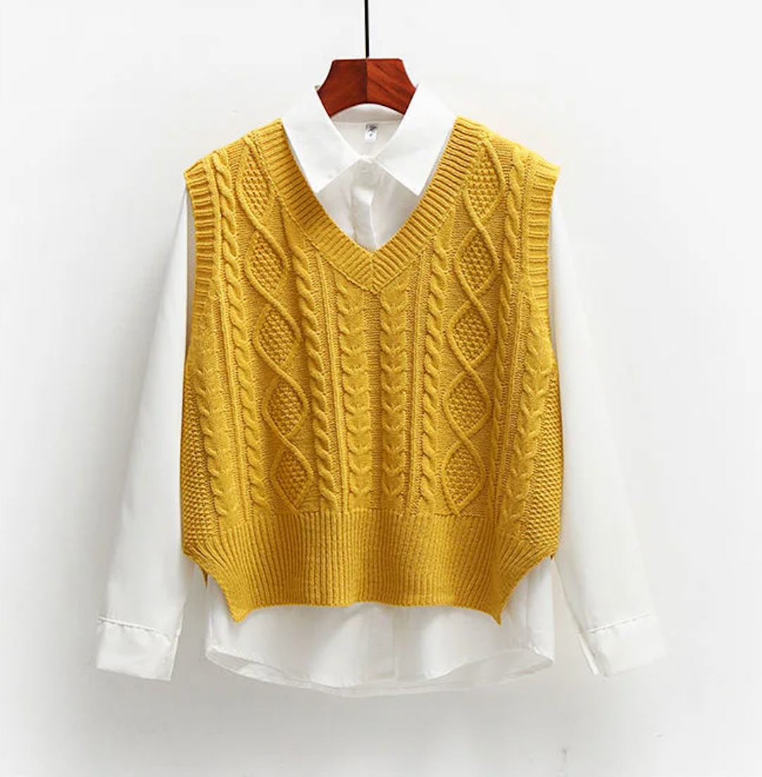 Elena - Vest Sweater