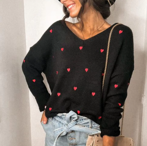 Althea - Heart Sweater