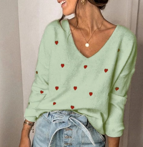 Althea - Heart Sweater