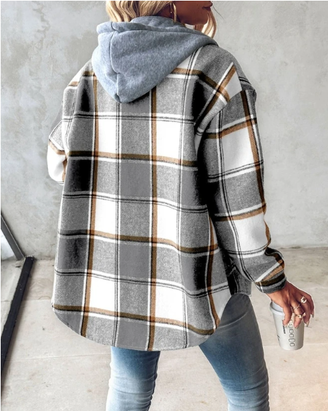 Zoey – Cozy Patterned Hoodie