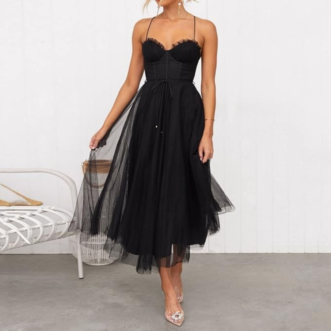 Victoria – Tulle Midi Dress