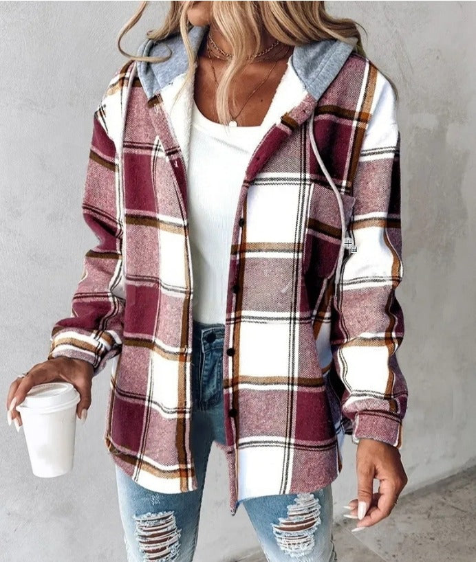 Zoey – Cozy Patterned Hoodie