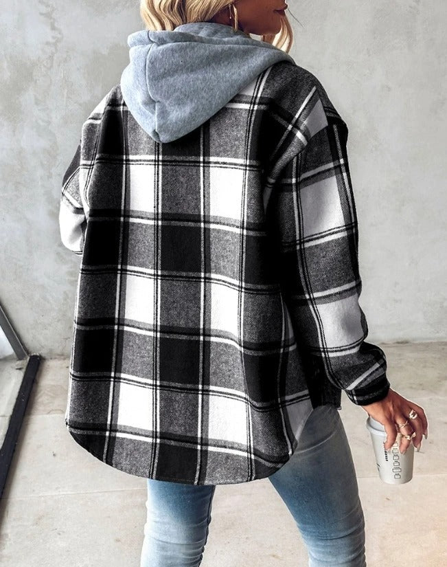 Zoey – Cozy Patterned Hoodie
