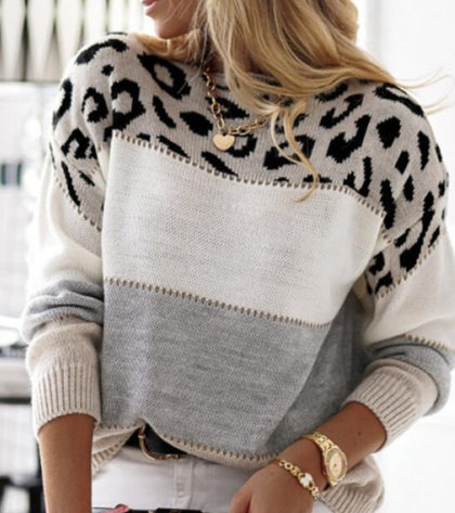 Brielle – Leopard Print Sweater