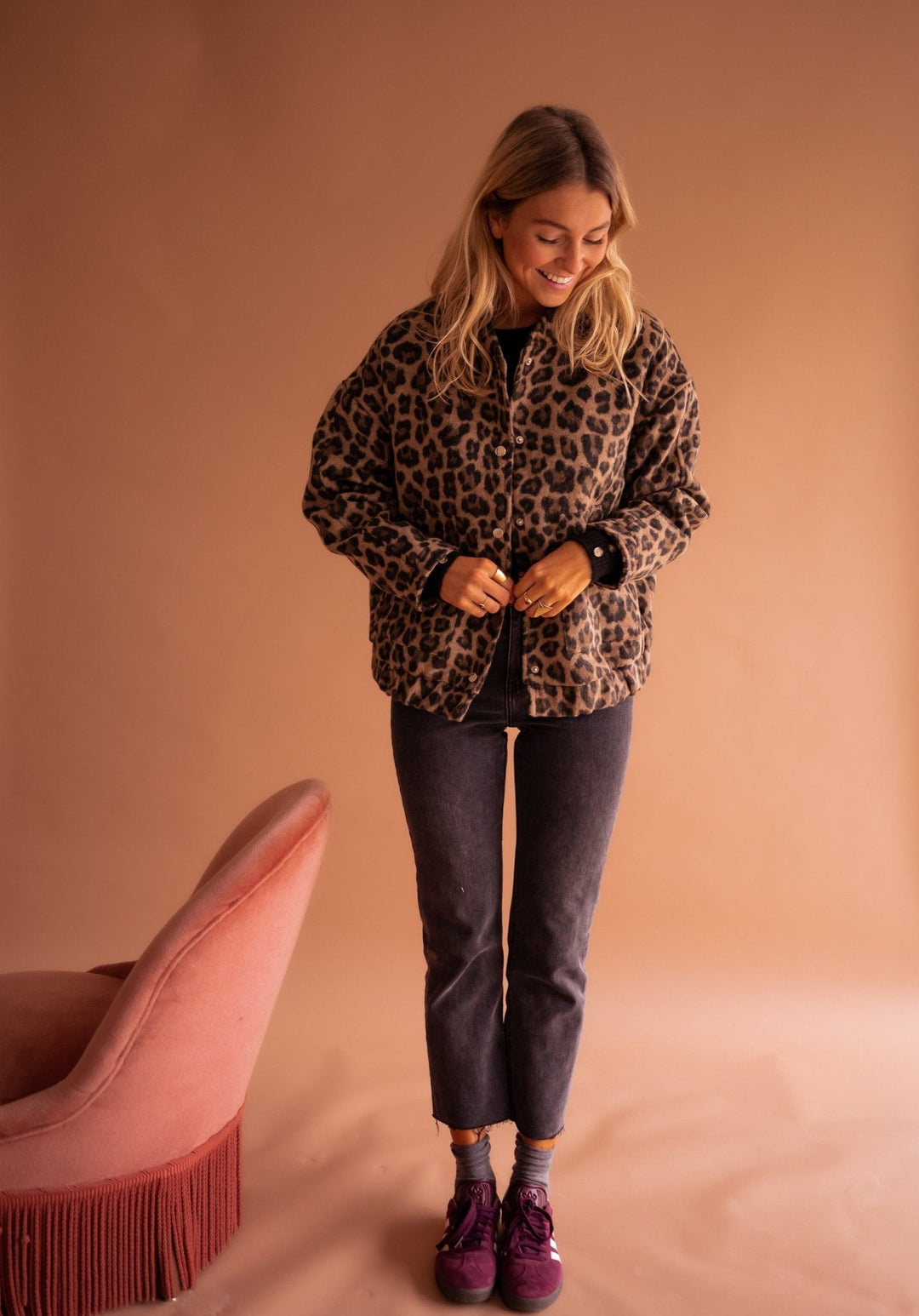 Taylor – Leopard Print Jacket
