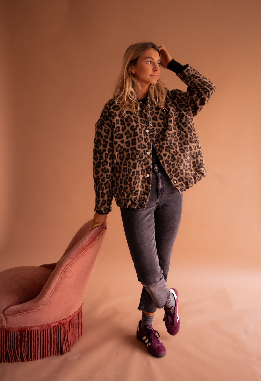 Taylor – Leopard Print Jacket