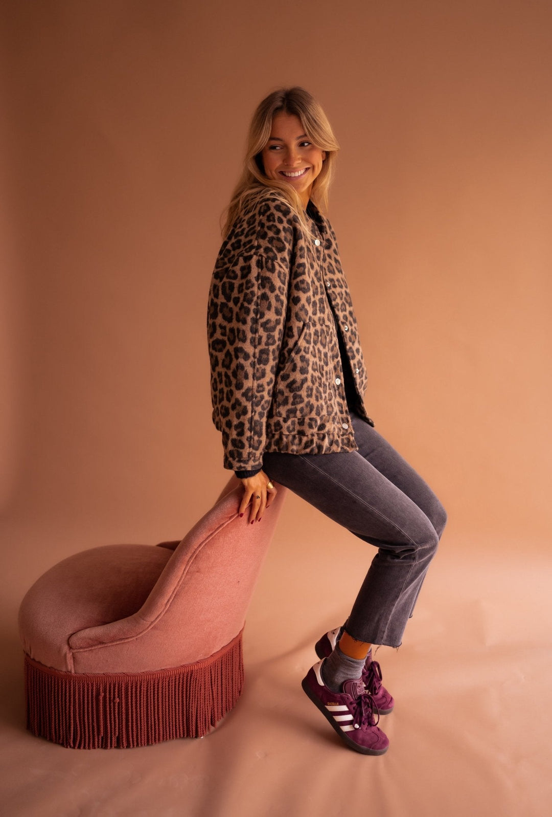 Taylor – Leopard Print Jacket