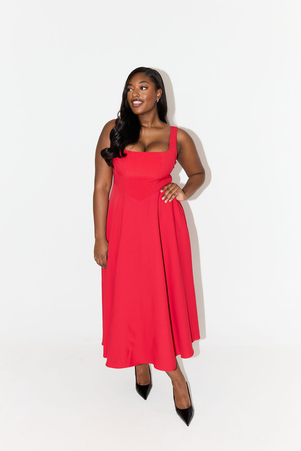 Thalira Midi Dress