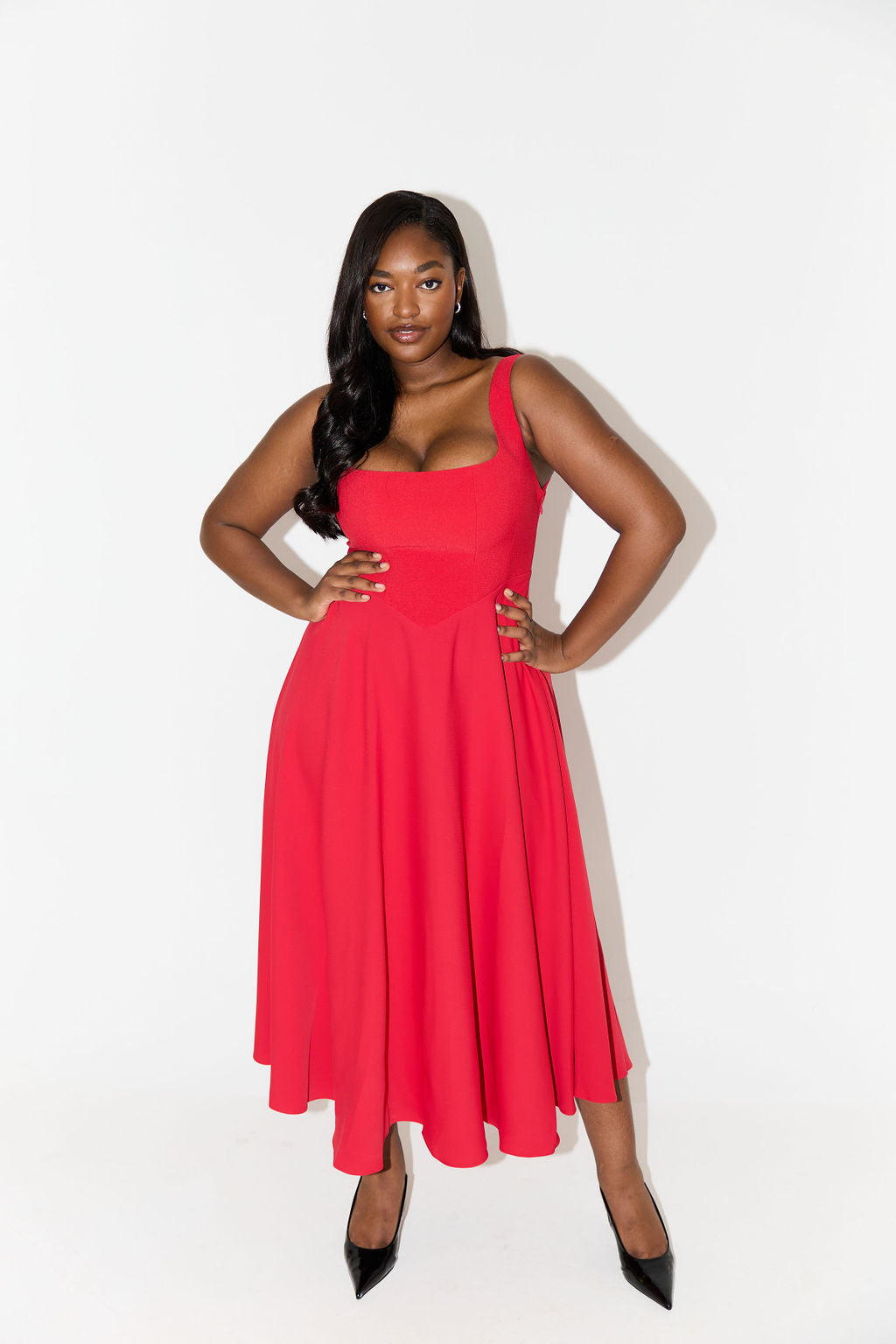 Thalira Midi Dress