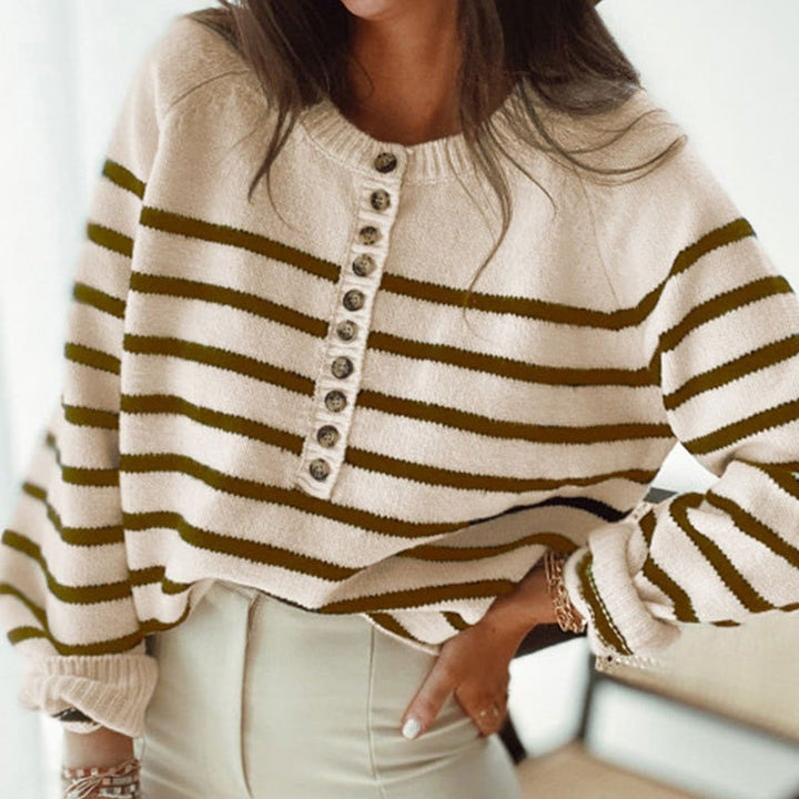 Riley – Striped Knit Sweater